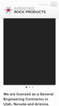 Mobile Screenshot of interstaterockproducts.com