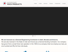 Tablet Screenshot of interstaterockproducts.com